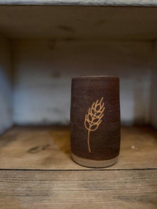 Handmade Cup- Summer Fallow (brown)